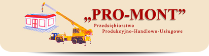PRO-MONT PIEKARSKI sp. j. <br> Producent Konstrukcji Stalowych
